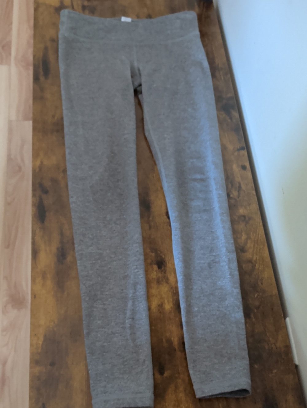 Kids Gray Knit Leggings